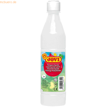 Jovi Plakatfarbe / Temperafarbe 500ml Flasche weiß von Jovi