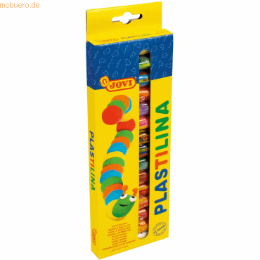 Jovi Plastilina Knete Schachtel VE=15 Farben a 15g von Jovi