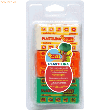 Jovi Plastilina Knete VE=3 Farben a 50g Jovi Plastilina Knete VE=3 Farben a 50g von Jovi