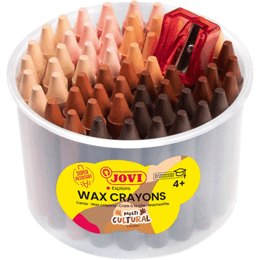 Jovi Wachsmalstifte JOVICOLOR 60er Dose mit 1 Spitzer Jovi Wachsmalstifte JOVICOLOR 60er Dose mit 1 Spitzer von Jovi
