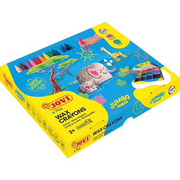 Jovi Wachsmalstifte JOVICOLOR TRIWAX 300er Box, farbig sortiert von Jovi