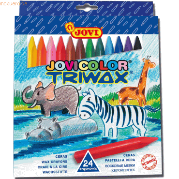 Jovi Wachsmalstifte Jovicolor Triwax VE=24 Farben Jovi Wachsmalstifte Jovicolor Triwax VE=24 Farben von Jovi