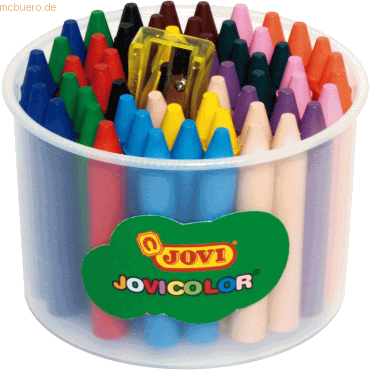 Jovi Wachsmalstifte Jovicolor rund farblich VE=60 Stück farbig sortier Jovi Wachsmalstifte Jovicolor rund farblich VE=60 Stück farbig sortier von Jovi