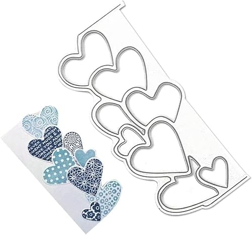 Herz-Bordüre-Form, Hohlrahmen, Metall-Stanzformen für Kartenherstellung, Stanzschablonen für DIY, Scrapbooking, Fotoalbum, Papier, dekoratives Handwerk für Grußkarten, Einladungen, Herz-Bordüre-Form, Hohlrahmen, Metall-Stanzformen für Kartenherstellung, Stanzschablonen für DIY, Scrapbooking, Fotoalbum, Papier, dekoratives Handwerk für Grußkarten, Einladungen, von Jowxsx