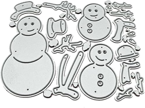 Schneemann-Stanzform für Kartenherstellung, Weihnachtstag, Metall-Stanzformen, Glückwunsch-Stanzformen, Prägeschablonen für DIY, Scrapbooking, Dekoration, Hochzeit, Geburtstag, Segenskarte Schneemann-Stanzform für Kartenherstellung, Weihnachtstag, Metall-Stanzformen, Glückwunsch-Stanzformen, Prägeschablonen für DIY, Scrapbooking, Dekoration, Hochzeit, Geburtstag, Segenskarte von Jowxsx