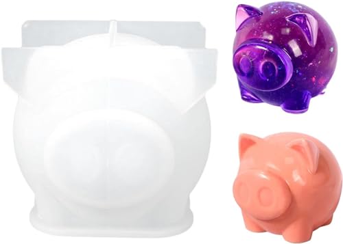Silikonform Schwein, 3D Tier Harz Harz Gießform Silikon-Kerzenform, Animal Resin Molds DIY Schmuck Anhänger Handwerk Dekoration Modellierung Silikonform Schwein, 3D Tier Harz Harz Gießform Silikon-Kerzenform, Animal Resin Molds DIY Schmuck Anhänger Handwerk Dekoration Modellierung von Jowxsx