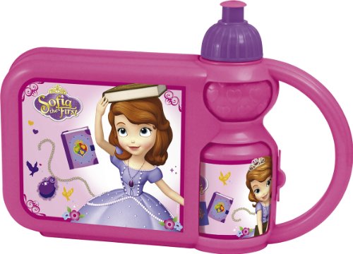 Joy Toy 749170 - Disney Sofia Set - Jausenbox und Sportflasche, 400 ml, 25 x 7 x 18 cm Joy Toy 749170 - Disney Sofia Set - Jausenbox und Sportflasche, 400 ml, 25 x 7 x 18 cm von Joytoy