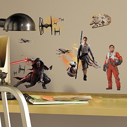 Joy Toy RM-Star Wars VII Wandtattoos, PVC, Weiß, 29 x 13 x 2.5 cm von Star Wars