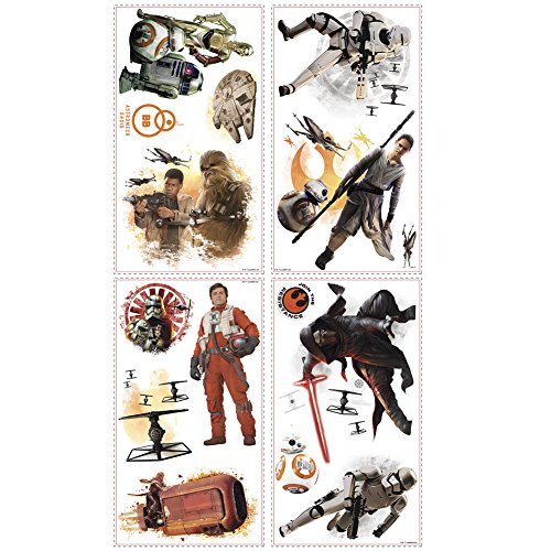 Joy Toy RM-Star Wars VII Wandtattoos, PVC, Weiß, 29 x 13 x 2.5 cm von Star Wars