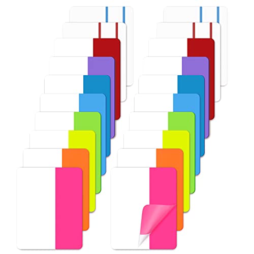 Page Marker Set 400 Stück Index Haftmarker 20 Sets 10 Farben Haftnotizen Tabs Klebezettel Haftstreifen Tabs Sticky Notes Selbstklebend für Lesen Markieren von Seiten Lernen von Joy & Inspiration