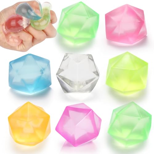 JoyJoyful 8 Stück Squishy Diamant Stressball, Fidget Anti Stress Spielzeug für Kinder Erwachsene, Antistressball Relief Bälle, Antistress Squeeze Bälle, Mitgebsel Kindergeburtstag Gastgeschenke JoyJoyful 8 Stück Squishy Diamant Stressball, Fidget Anti Stress Spielzeug für Kinder Erwachsene, Antistressball Relief Bälle, Antistress Squeeze Bälle, Mitgebsel Kindergeburtstag Gastgeschenke von JoyJoyful