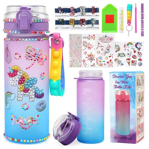 JoyPlus Geschenke für Mädchen DIY Trinkflasche, Einhorn Trinkflasche Basteln Mädchen 6-10 Jahre, DIY Wasserflasche Basteln Diamond Painting Kinder, Kreative Geschenke für Kinder ab 6 8 10 Jahre JoyPlus Geschenke für Mädchen DIY Trinkflasche, Einhorn Trinkflasche Basteln Mädchen 6-10 Jahre, DIY Wasserflasche Basteln Diamond Painting Kinder, Kreative Geschenke für Kinder ab 6 8 10 Jahre von JoyPlus