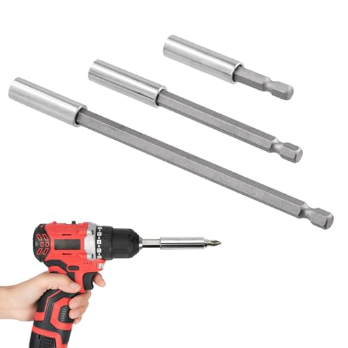 3er Set Verlängerung für Bohrer mit magnetischem Sechskant-Schaft – für Schrauben und Muttern – Ausziehbarer Halter für Hand- und Akkuschrauber 3er Set Verlängerung für Bohrer mit magnetischem Sechskant-Schaft – für Schrauben und Muttern – Ausziehbarer Halter für Hand- und Akkuschrauber von Joyan