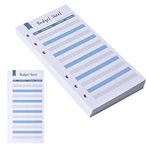 60 Stück Budget Blätter 6 Löcher A6 Binder Kosten Tracker Budget Sheets Zubehör für Binder Notebook Nachfüllpapier Budget Sheet Binder für Budgetierung Umschläge Bargeld Umschlag Rechnungs 60 Stück Budget Blätter 6 Löcher A6 Binder Kosten Tracker Budget Sheets Zubehör für Binder Notebook Nachfüllpapier Budget Sheet Binder für Budgetierung Umschläge Bargeld Umschlag Rechnungs von Joyan