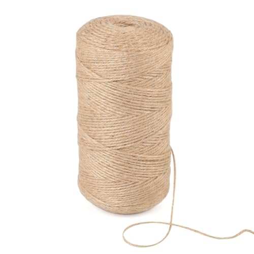 Joyberg 250 Meter Juteschnur Schnur Schnur Juteseil für Kunsthandwerk, Kunstwerke, Gartenarbeit, Geschenkverpackung, Dekoration, Wickelschnur für Bastelarbeiten, Schnur für Gartenarbeit, Braun Joyberg 250 Meter Juteschnur Schnur Schnur Juteseil für Kunsthandwerk, Kunstwerke, Gartenarbeit, Geschenkverpackung, Dekoration, Wickelschnur für Bastelarbeiten, Schnur für Gartenarbeit, Braun von Joyberg
