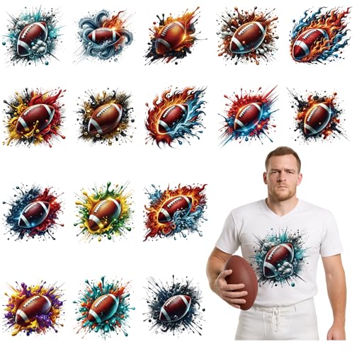 Joybileefun DTF Transfers, bereit zum Drücken, zum Aufbügeln für T-Shirts, Sport, Fußball, Wärmetransfer, zum Aufbügeln, für Kleidung, Taschen, Kissenbezüge, DIY Joybileefun DTF Transfers, bereit zum Drücken, zum Aufbügeln für T-Shirts, Sport, Fußball, Wärmetransfer, zum Aufbügeln, für Kleidung, Taschen, Kissenbezüge, DIY von Joybileefun