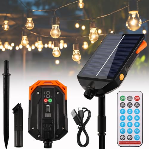 Joycabin Solarpanel für Lichterketten Steuerbox 13 Beleuchtungsmodi Wasserdicht Einstellbare Leuchtkraft Solar Lampe String Controller 24v Solar Lichterkette Ersatzteile mit Fernbedienung Joycabin Solarpanel für Lichterketten Steuerbox 13 Beleuchtungsmodi Wasserdicht Einstellbare Leuchtkraft Solar Lampe String Controller 24v Solar Lichterkette Ersatzteile mit Fernbedienung von Joycabin
