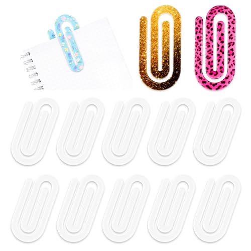 Joyclub Jumbo-Büroklammern aus Acryl, 10,2 x 5,1 cm, für Wärmeübertragung, Büro, Schule, Heimbedarf, Basteln, Dekoration, Geschenke, 12 Stück Joyclub Jumbo-Büroklammern aus Acryl, 10,2 x 5,1 cm, für Wärmeübertragung, Büro, Schule, Heimbedarf, Basteln, Dekoration, Geschenke, 12 Stück von Joyclub