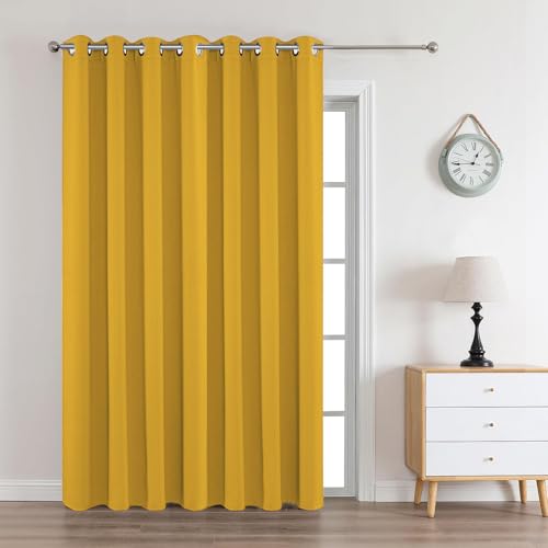 Joydeco Verdunkelungsvorhang in Sondergröße mit Ösen Gardinen, Vorhänge Blickdicht Thermovorhang Hitzeschutz, Ösenvorhang für Schlafzimmer Wohnzimmer Joydeco Verdunkelungsvorhang in Sondergröße mit Ösen Gardinen, Vorhänge Blickdicht Thermovorhang Hitzeschutz, Ösenvorhang für Schlafzimmer Wohnzimmer von Joydeco