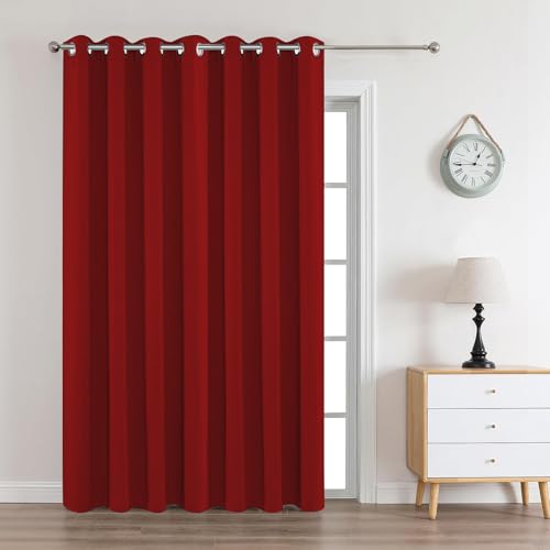 Joydeco Verdunkelungsvorhang in Sondergröße mit Ösen Gardinen, Vorhänge Blickdicht Thermovorhang Hitzeschutz, Ösenvorhang für Schlafzimmer Wohnzimmer von Joydeco