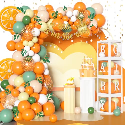 138Stück Orange Grün Luftballons Girlande Baby Girl Geburtstag Party Dekorations Box AZ Buchstabe Littlw Cutie Banner für Taufe Deko Mädchen Geburtstag Baby Shower Gender Reveal 138Stück Orange Grün Luftballons Girlande Baby Girl Geburtstag Party Dekorations Box AZ Buchstabe Littlw Cutie Banner für Taufe Deko Mädchen Geburtstag Baby Shower Gender Reveal von JoyeuVie