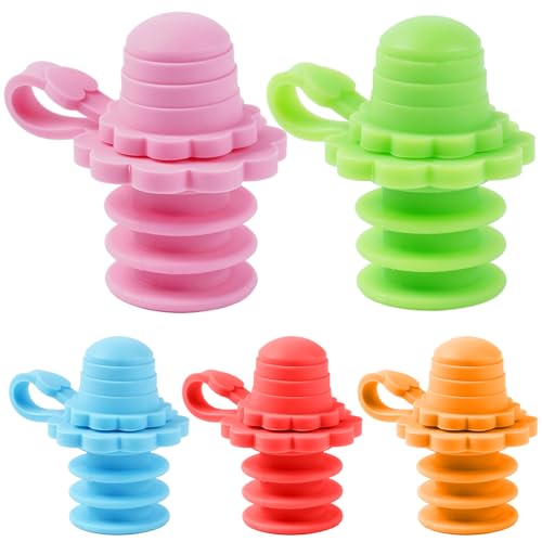 5 PCs Silikonflasche Ausguss Spill Proof Water Flasche Sippy Top Food-Silikon Wasserkappe tragbarer Top für Kleinkinder Kinder und Erwachsene schützen Kinder Mund 5 PCs Silikonflasche Ausguss Spill Proof Water Flasche Sippy Top Food-Silikon Wasserkappe tragbarer Top für Kleinkinder Kinder und Erwachsene schützen Kinder Mund von Joygoodta