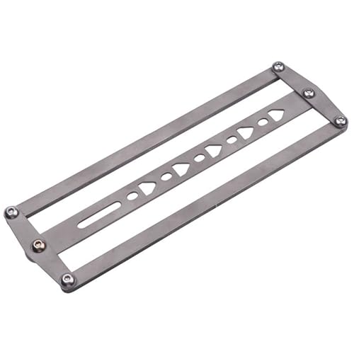 Ledergürtel -Herstellung Werkzeuge, Riemenpositionierung zusätzlicher Lineal -Accessoires, praktisches stabiles Edelstahlloch -Stanzwerkzeug für Ledercraft Ledergürtel -Herstellung Werkzeuge, Riemenpositionierung zusätzlicher Lineal -Accessoires, praktisches stabiles Edelstahlloch -Stanzwerkzeug für Ledercraft von Joygoodta