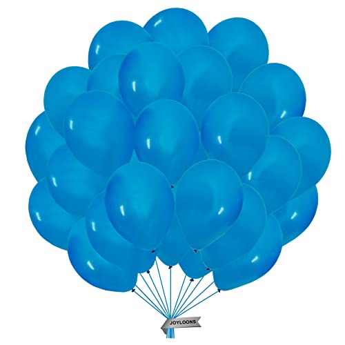 Blaue luftballons 50 stück. Blaue luftballons aus natürlichem Latex. Lufballons mit einem Durchmesser von 28 cm. Ideal zur Dekoration von Geburtstags-, Hochzeits- und baby shower. von Joyloons