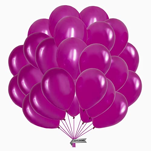 Metallisierte violette Luftballons 50 stück. Luftballons aus natürlichem Latex. Lufballons mit einem Durchmesser von 32 cm. Ideal zur Dekoration von Geburtstags-, Hochzeits- und baby shower. von Joyloons