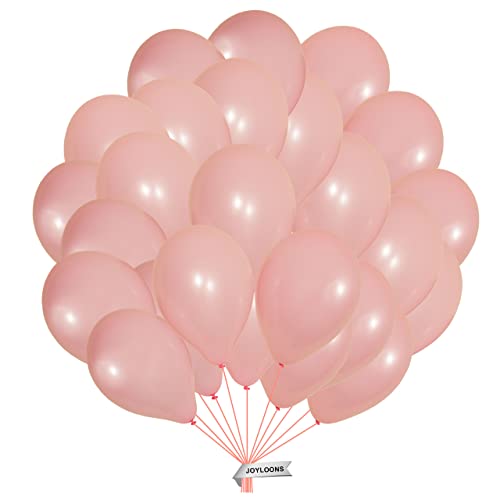 Rosane luftballons 100 stück. Rosane luftballons aus natürlichem Latex. Lufballons mit einem Durchmesser von 28 cm. Ideal zur Dekoration von Geburtstags-, Hochzeits- und baby shower. von Joyloons