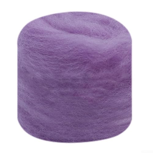 10 g Wollfaser zum Nadelfilzen und Basteln, perfekt für künstlerische Textilien und Designs (18#) von JoyousMall