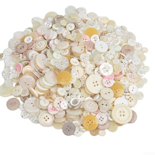 Crafting Essentials Knöpfe aus Kunstharz, handgefertigt, für Näh- und DIY-Projekte für Kinder, 13 cm (Kunststein) von JoyousMall