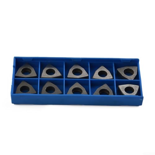 Effiziente CNC-Bearbeitung mit 10 Hartmetall-Scheiben MW0804 MS1204 MC1204 Drehwerkzeug-Zubehör (MW0804) von JoyousMall