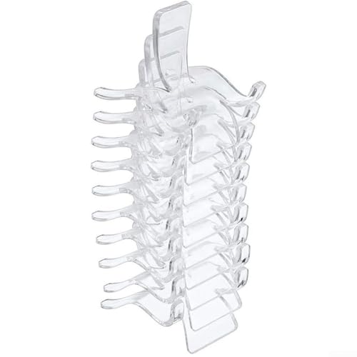 JoyousMall 10 transparente Acryl-Staffeleien zur Unterstützung von Geoden und Felsen, Präsentationsständer für Zuhause und Büro (S) von JoyousMall