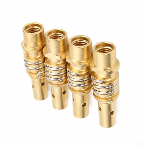 JoyousMall Komplettes Schweißzubehör für TIG 15AK MIG MAG inkl. 2 Schweißdüsen, 4 Kontaktspitzenhalter und 10 Kontaktspitzen 0 8 mm 1 0 mm Kontaktgrößen (1,0 mm) von JoyousMall