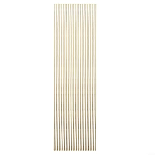 Messing-Schweißstäbe, 250 mm, für Oxyacetylen-Lötstäbe, für verschiedene Schweißanwendungen (1,6 mm), 25 Stück von JoyousMall