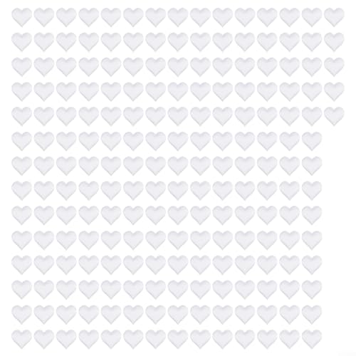 Valentinstags-Hochzeitsdekorationen, 3D-Seide, Herz-Blütenblätter für Tafelaufsätze und Event-Styling, Weiß, 200 Stück Valentinstags-Hochzeitsdekorationen, 3D-Seide, Herz-Blütenblätter für Tafelaufsätze und Event-Styling, Weiß, 200 Stück von JoyousMall
