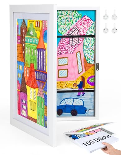 Joyshare Kinder Bilderrahmen, A4 Bilderrahmen Kinderzeichnungen holz, Bilderrahmen Wechseln Kinderzeichnungen 24x33x3 cm Weiss 1 Stück Joyshare Kinder Bilderrahmen, A4 Bilderrahmen Kinderzeichnungen holz, Bilderrahmen Wechseln Kinderzeichnungen 24x33x3 cm Weiss 1 Stück von Joyshare