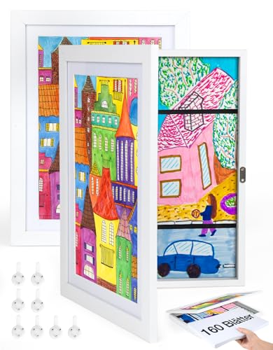 Joyshare A4 Bilderrahmen Kinderzeichnungen holz - Bilderrahmen Wechseln Kinderzeichnungen 24x33x3 cm Weiss 2 Stück Joyshare A4 Bilderrahmen Kinderzeichnungen holz - Bilderrahmen Wechseln Kinderzeichnungen 24x33x3 cm Weiss 2 Stück von Joyshare