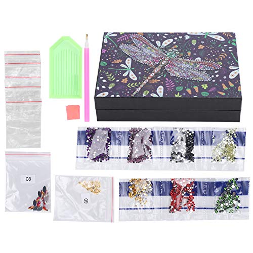 Joyzan Diamond Painting Box, DIY Schmuckschatulle Kit Spezielle Form Strass Stickerei Libelle Geformter Ohrring Aufbewahrungsbehälter Aufbewahrung Organizer Ringe Halskette Armband Kreativer Craft Joyzan Diamond Painting Box, DIY Schmuckschatulle Kit Spezielle Form Strass Stickerei Libelle Geformter Ohrring Aufbewahrungsbehälter Aufbewahrung Organizer Ringe Halskette Armband Kreativer Craft von Joyzan