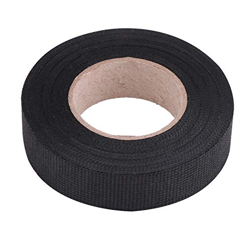 Gewebeband, Stoff Hoch Viskos Textilklebeband Auto Flanell Isolierband Gewebeklebeband Isolierbänder für Kabelbäume Reibungsbeständig Baumwolle Hitzebeständig Weiches Klebeband Duct Tape[19mm*15m] von Joyzan