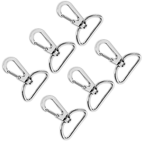 Joyzol Drehverschluss-Haken, 20 Stück Schlüsselanhänger-Karabinerhaken, Schlüsselband-Clips, 25 mm, Metall-Karabinerverschluss für Geldbörsenherstellung, Basteln Joyzol Drehverschluss-Haken, 20 Stück Schlüsselanhänger-Karabinerhaken, Schlüsselband-Clips, 25 mm, Metall-Karabinerverschluss für Geldbörsenherstellung, Basteln von Joyzol