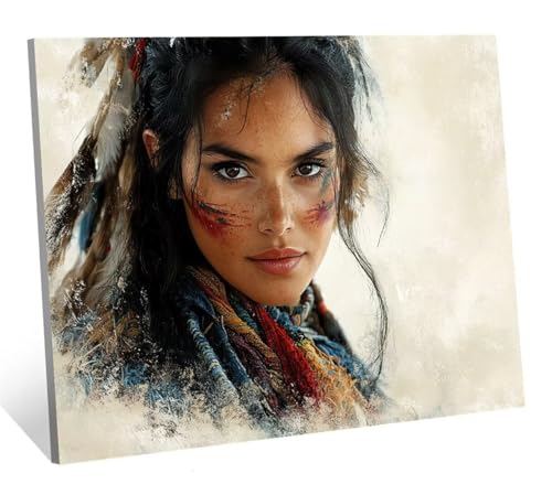 Abstrakt Diamond Painting Frau Diamond Painting Erwachsene, DIY Mosaikherstellung Diamant Malerei Bilder Set, 5D Diamant Kunst Kinder Basteln, Wohnzimmer Zimmer Zubehör, Geschenke 100x150 cm H-2420 von Jqqhhoyy