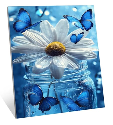 Blume Diamond Painting Schmetterling Diamond Painting Erwachsene, DIY Mosaikherstellung Diamant Malerei Bilder Set, 5D Diamant Kunst Kinder Basteln, Wohnzimmer Zimmer Zubehör Geschenke 60x80 cm H-767 Blume Diamond Painting Schmetterling Diamond Painting Erwachsene, DIY Mosaikherstellung Diamant Malerei Bilder Set, 5D Diamant Kunst Kinder Basteln, Wohnzimmer Zimmer Zubehör Geschenke 60x80 cm H-767 von Jqqhhoyy