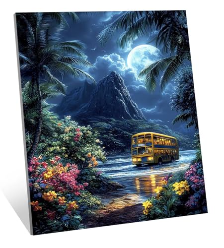 Diamond Painting Erwachsene Landschaft Diamond Painting Kinder, DIY Bus Diamant Malerei Erwachsene Set, Basteln Mädchen 7 10 Jahre Diamant Bilder, Als Geschenk, für Haus Dekoration 70x100 cm H-708 Diamond Painting Erwachsene Landschaft Diamond Painting Kinder, DIY Bus Diamant Malerei Erwachsene Set, Basteln Mädchen 7 10 Jahre Diamant Bilder, Als Geschenk, für Haus Dekoration 70x100 cm H-708 von Jqqhhoyy