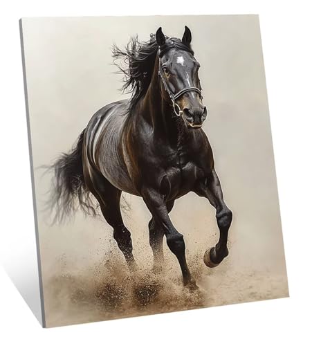 Diamond Painting Pferd Diamant Painting Bilder Tier Diamant Kunst Malerei Stickerei Set, DIY Vollbohrer Bastelset Erwachsene Diamanten, Geeignet Als Geschenk, Entspannung und Wanddeko 120x80 cm H-2779 von Jqqhhoyy