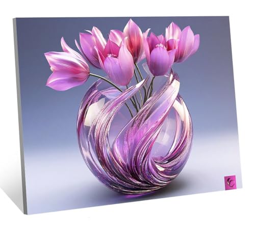 Diamond Painting Rosa Diamant Painting Bilder Magnolie Diamant Kunst Malerei Stickerei Set, DIY Vollbohrer Bastelset Erwachsene Diamanten, Geeignet Als Geschenk, Zur und Als Wanddeko 120x80 cm H-729 von Jqqhhoyy