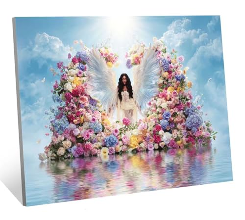 Engel Diamond Painting Blume Diamond Painting Erwachsene, Mosaikherstellung Zubehör Diamant Malerei Bilder Set, 5D Diamant Kunst Kinder Basteln, Wohnzimmer Zimmer Zubehör Geschenke 60x80 cm H-557 Engel Diamond Painting Blume Diamond Painting Erwachsene, Mosaikherstellung Zubehör Diamant Malerei Bilder Set, 5D Diamant Kunst Kinder Basteln, Wohnzimmer Zimmer Zubehör Geschenke 60x80 cm H-557 von Jqqhhoyy