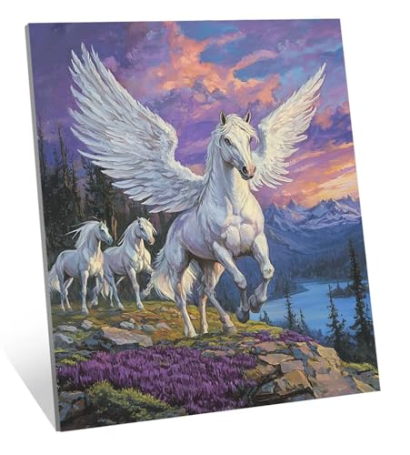 Engel Diamond Painting Pferd Diamond Painting Erwachsene, Mosaikherstellung Zubehör Diamant Malerei Bilder Set, 5D Diamant Kunst Kinder Basteln, Wohnzimmer Zimmer Zubehör Geschenke 60x80 cm H-527 Engel Diamond Painting Pferd Diamond Painting Erwachsene, Mosaikherstellung Zubehör Diamant Malerei Bilder Set, 5D Diamant Kunst Kinder Basteln, Wohnzimmer Zimmer Zubehör Geschenke 60x80 cm H-527 von Jqqhhoyy