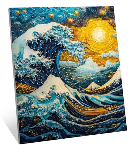 Japan Diamond Painting Meereswellen Diamond Painting Erwachsene, DIY Mosaikherstellung Diamant Malerei Bilder Set, 5D Diamant Kunst Kinder Basteln, Wohnzimmer Zimmer Zubehör Geschenke 60x80 cm H-667 Japan Diamond Painting Meereswellen Diamond Painting Erwachsene, DIY Mosaikherstellung Diamant Malerei Bilder Set, 5D Diamant Kunst Kinder Basteln, Wohnzimmer Zimmer Zubehör Geschenke 60x80 cm H-667 von Jqqhhoyy